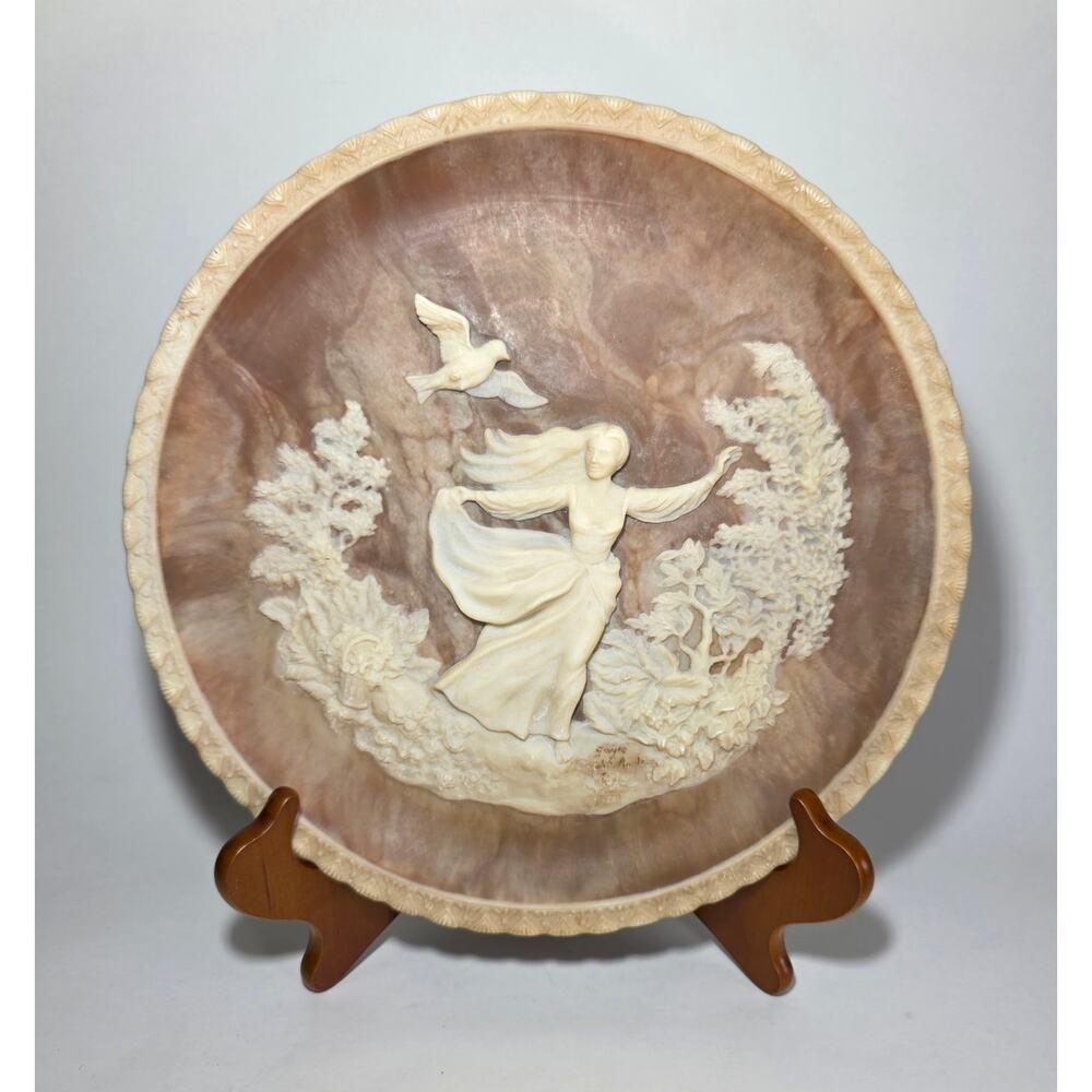 Incolay To a Skylark Collector Plate 12853 SP Gayle Appleby